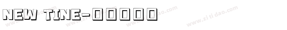 NEW TINE字体转换